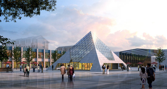 余姚金字塔网架